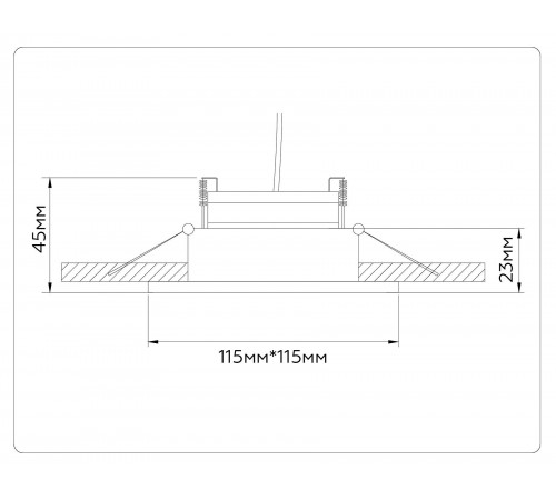 Встраиваемый светильник Ambrella Light TN51915 TN