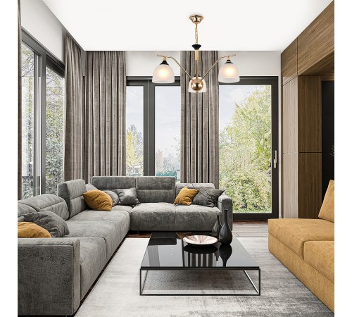 Подвесная люстра Escada 2123/3P Actinidia