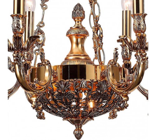 Подвесная люстра Lucia Tucci FIRENZE 1781.6.2 antique gold Firrnze