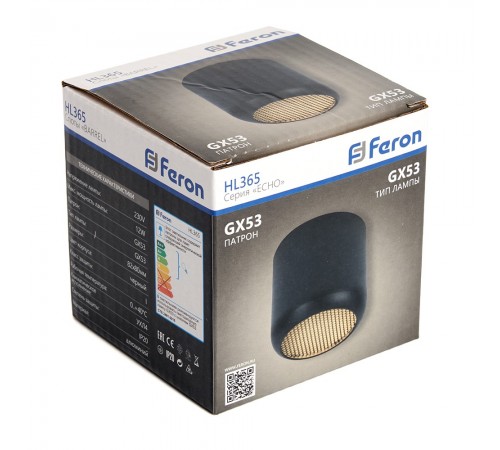 Накладной светильник Feron 48400 HL365