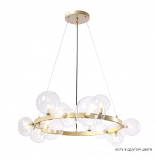 Люстра Crystal Lux AGATA SP15 V2 GOLD/TRANSPARENTE