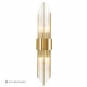 Бра Crystal Lux ATENTO AP2 BRASS/TRANSPARENTE