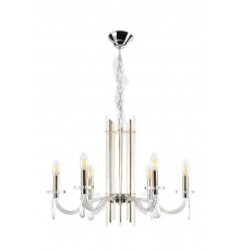 Люстра Crystal Lux AURELIO SP6 GOLD+CHROME/TRANSPARENT