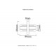 Соединитель линейный (однофазный) для встраиваемого шинопровода Crystal Lux CLT 0.2211 01 WH