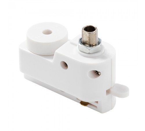 Адаптер для однофазного шинопровода Crystal Lux CLT 0.212 01 WH