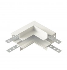 Внутренний соединитель угловой для встраиваемого магнитного шинопровода для ГКЛ12,5 мм Crystal Lux CLT 0.223 13 WH