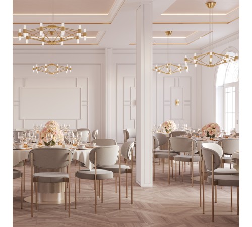 Бра Crystal Lux DOROTEA AP1 GOLD