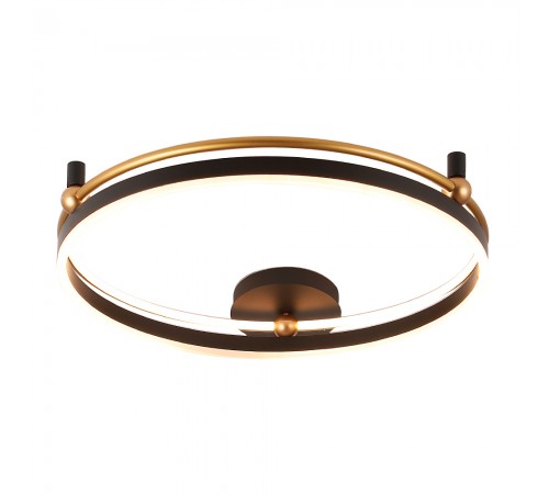 Светильник потолочный Crystal Lux FERNANDO PL72W LED BLACK/GOLD