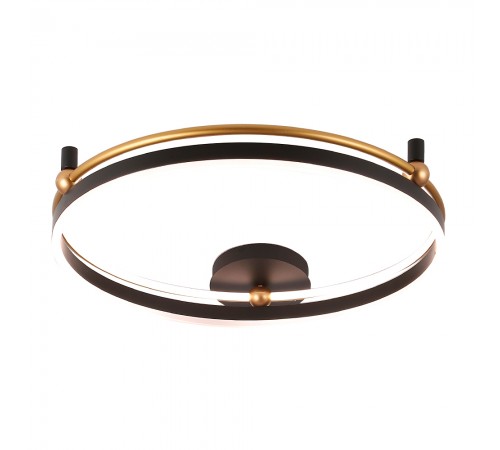 Светильник потолочный Crystal Lux FERNANDO PL72W LED BLACK/GOLD