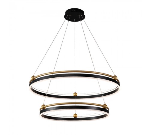 Люстра Crystal Lux FERNANDO SP123W LED  BLACK/GOLD