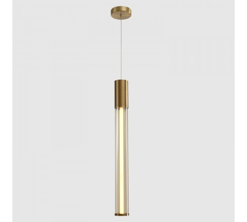 Светильник подвесной Crystal Lux LINEUP SP11W LED BRASS