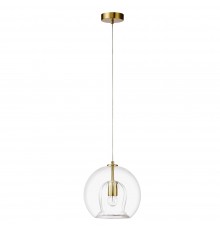 Светильник подвесной Crystal Lux LUISA SP1 BRASS/TRANSPARENT