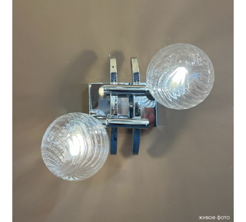 Бра Crystal Lux LUXURY AP2 CHROME