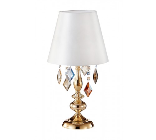 Настольная лампа Crystal Lux MERCEDES LG1 GOLD/COLOR