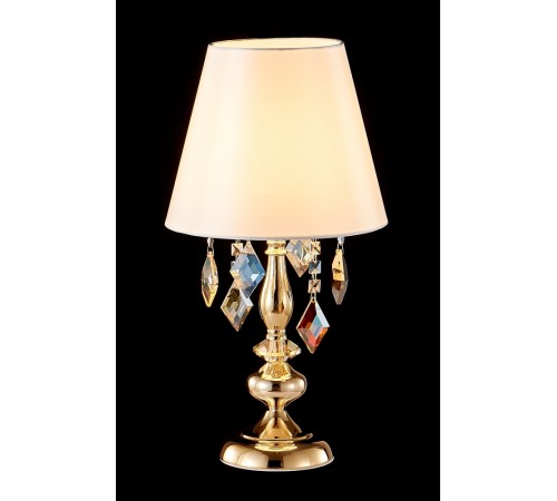 Настольная лампа Crystal Lux MERCEDES LG1 GOLD/COLOR