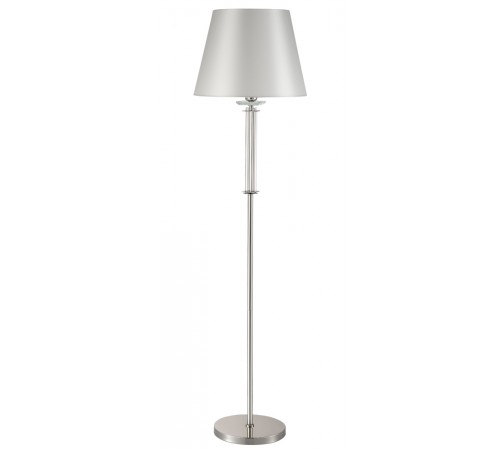 Торшер Crystal Lux NICOLAS PT1 NICKEL/WHITE