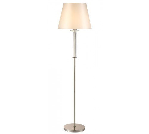 Торшер Crystal Lux NICOLAS PT1 NICKEL/WHITE