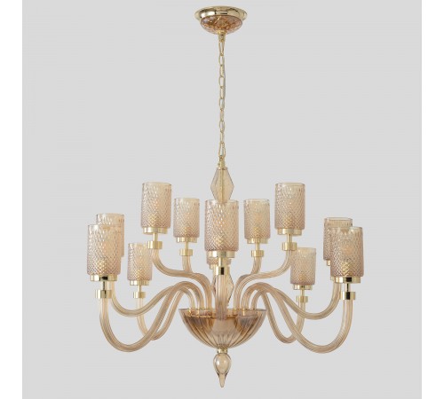 Люстра Crystal Lux SILVESTRO SP12 AMBER
