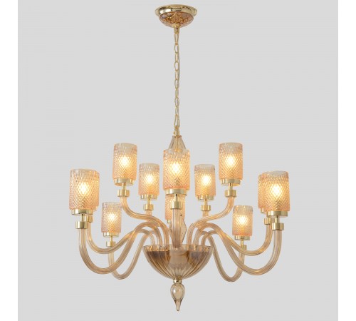 Люстра Crystal Lux SILVESTRO SP12 AMBER