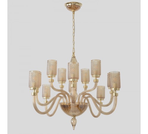 Люстра Crystal Lux SILVESTRO SP12 AMBER