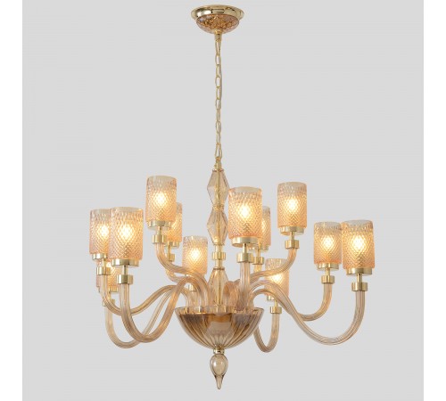 Люстра Crystal Lux SILVESTRO SP12 AMBER