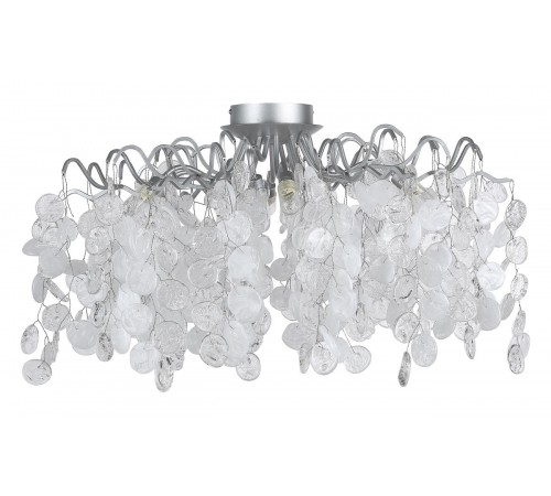 Светильник потолочный Crystal Lux TENERIFE PL8 SILVER