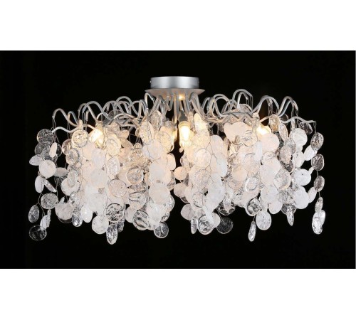 Светильник потолочный Crystal Lux TENERIFE PL8 SILVER