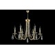 Люстра Crystal Lux VICTORIA SP6 GOLD/AMBER