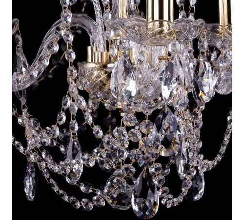 Подвесная люстра Bohemia Ivele Crystal 1411/3/141/G 1411