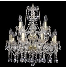 Подвесная люстра Bohemia Ivele Crystal 1413/8+4/165/2d/G 1413