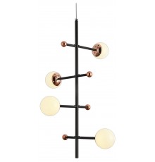 Люстра на штанге Natali Kovaltseva LED LAMPS 81338 GOLD BLACK LOFT LED