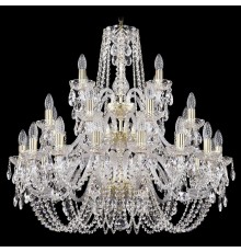 Подвесная люстра Bohemia Ivele Crystal 1402/16+8+4/300/3d/G 1402