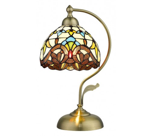 Настольная лампа декоративная Velante 830-804-01 Tiffany