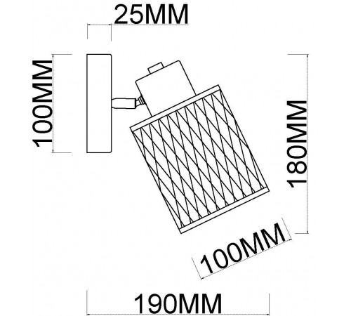 Спот MyFar MR1510-1WC Cathy