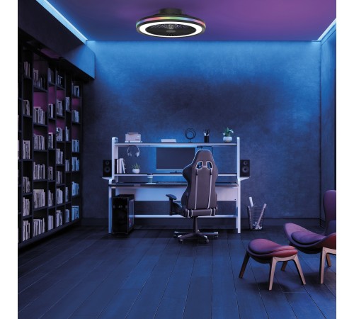 Светильник с вентилятором Mantra (люстры-вентиляторы) 7862 Gamer