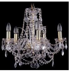 Подвесная люстра Bohemia Ivele Crystal 1411/5/160/G/Leafs 1411