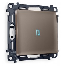 Выключатель проходной одноклавишный с подсветкой Ambrella Volt MA632040 Quant