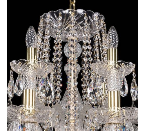 Подвесная люстра Bohemia Ivele Crystal 1402/16+8/400/G 1402