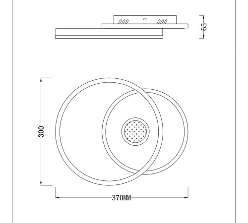 Накладной светильник Escada 10234/1LED BL Arctic