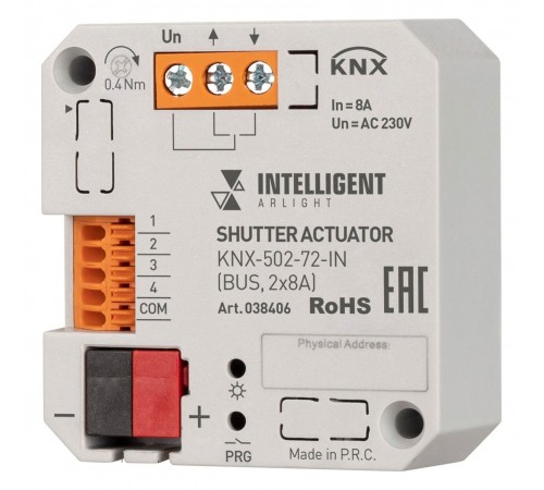 Контроллер управления шторами Wi-Fi для смартфонов и планшетов Arlight 038406 KNX