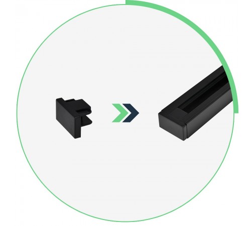 Заглушка для трека Hesby Lighting 0009 Skylite