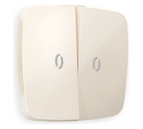 Клавиши для выключателя двухклавишного c подсветкой Ambrella Volt OP3040 Quant