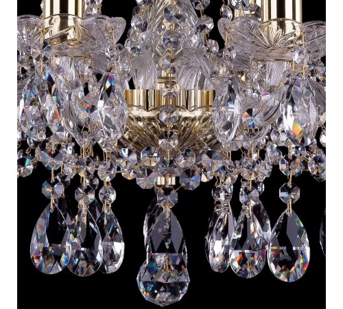 Подвесная люстра Bohemia Ivele Crystal 1413/8/165/G 1413