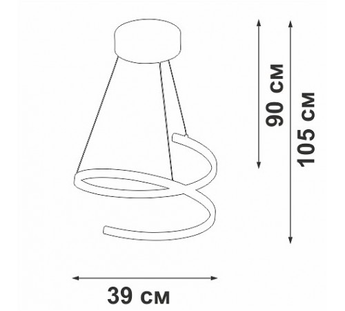 Подвесной светильник Vitaluce V30440-1/1S V30440