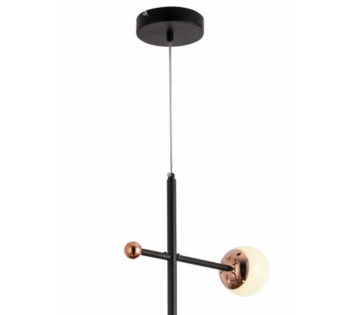 Люстра на штанге Natali Kovaltseva LED LAMPS 81338 GOLD BLACK LOFT LED