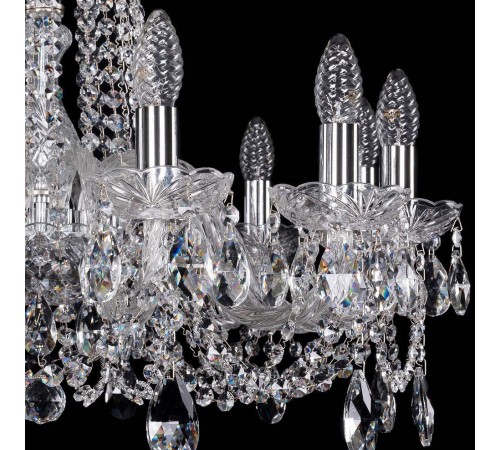 Подвесная люстра Bohemia Ivele Crystal 1402/12/240/Ni 1402