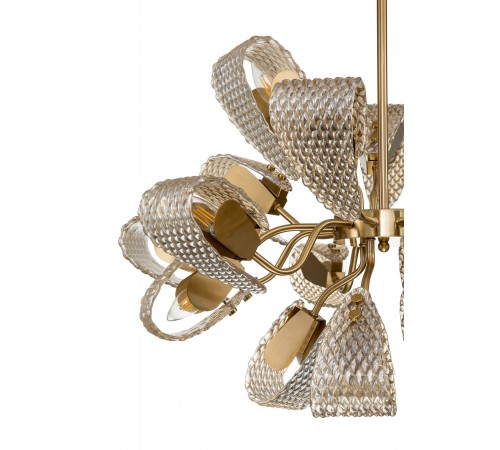 Люстра на штанге Indigo 11033/18R Amber Fless