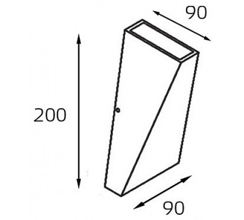 Накладной светильник Italline IT01-A807 black IT01-A807