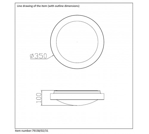 Накладной светильник Lucide 79158/02/31 Fresh