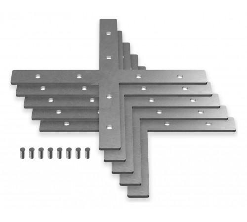 Соединитель угловой X-образный накладной Ambrella Light GP8057 Profile System GP